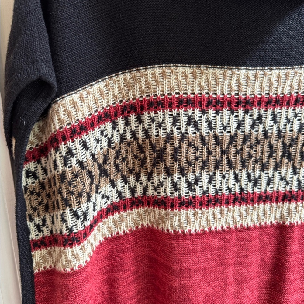 Nomadic Traders Cozy Black Red Patterned Women's … - image 4